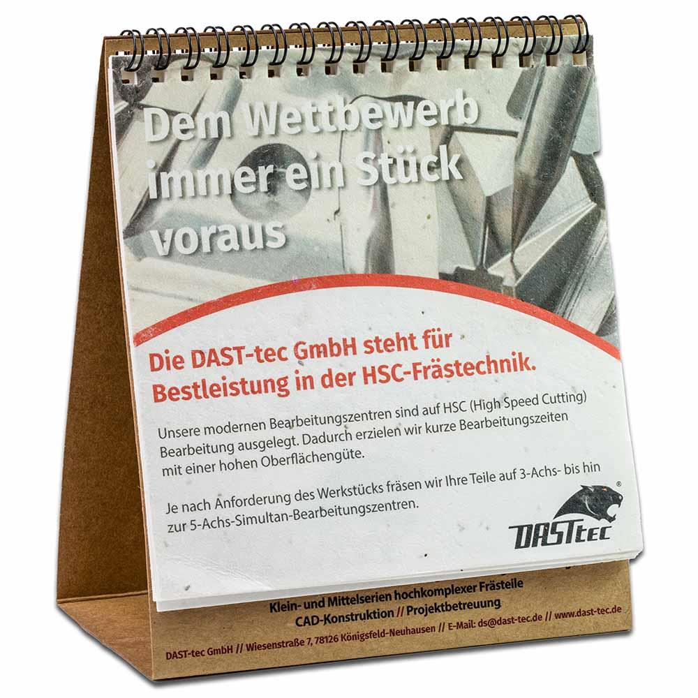 Samenpapier-Tischkalender - Weihnachten - Wildblumenmischung