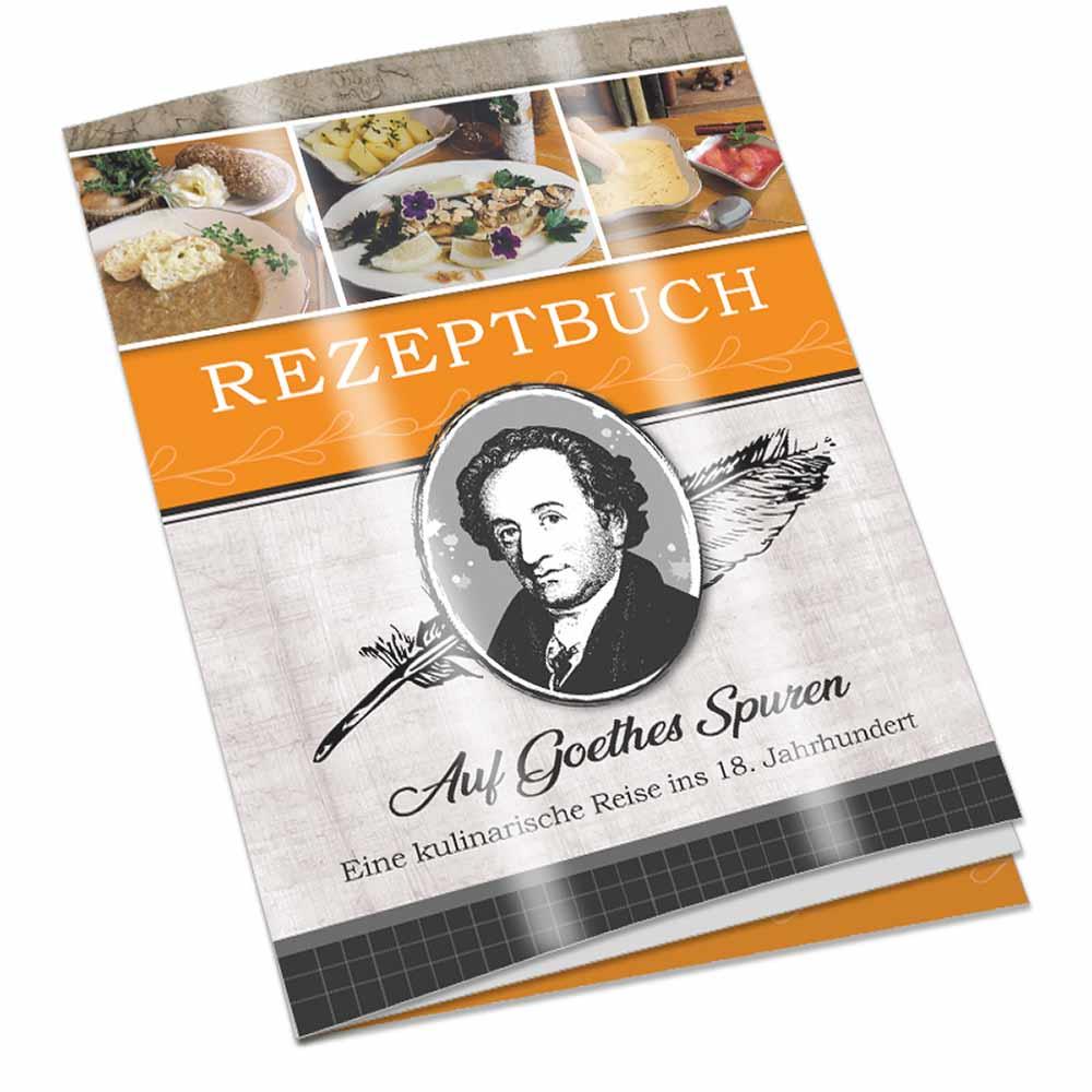 Rezeptbuch-Set ´Auf Goethes Spuren´ - Set mit 1-c Logoeindruck