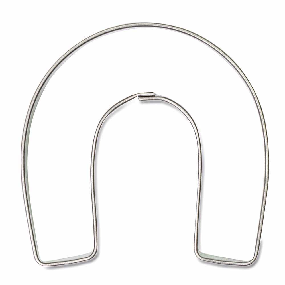 Backförmchen Single-Pack - Weihnachten - Hufeisen 4/0-c, Lasergravur