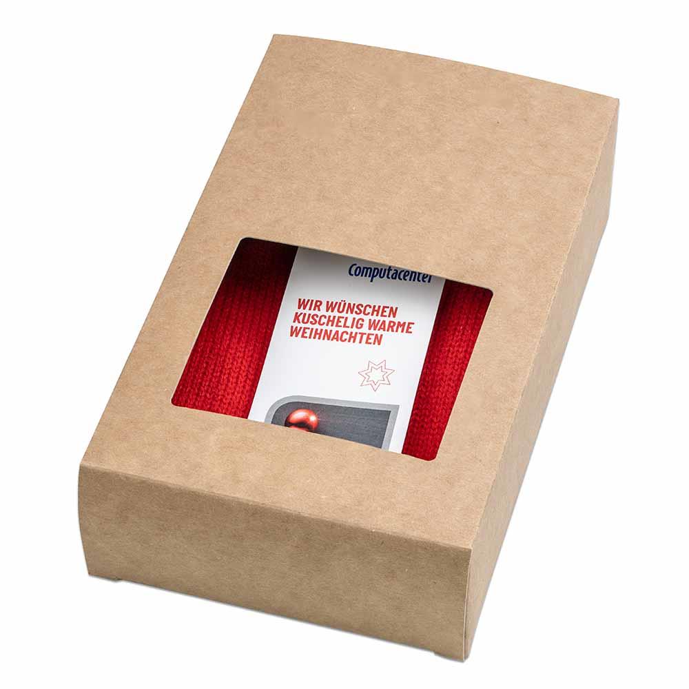 Mini-Wärmflasche - mit Banderole