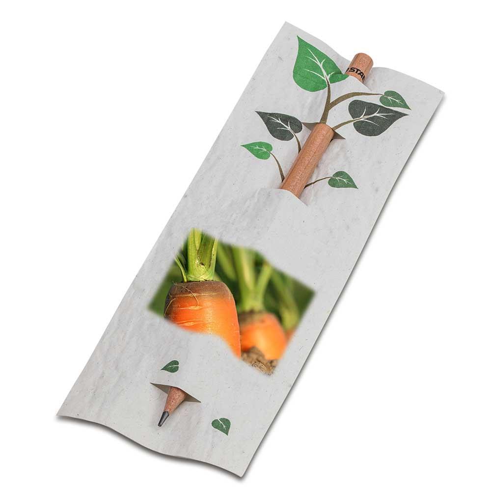 Bleistift im Samenpapieretui - Ostern - Karotte, Druck 4/4-c