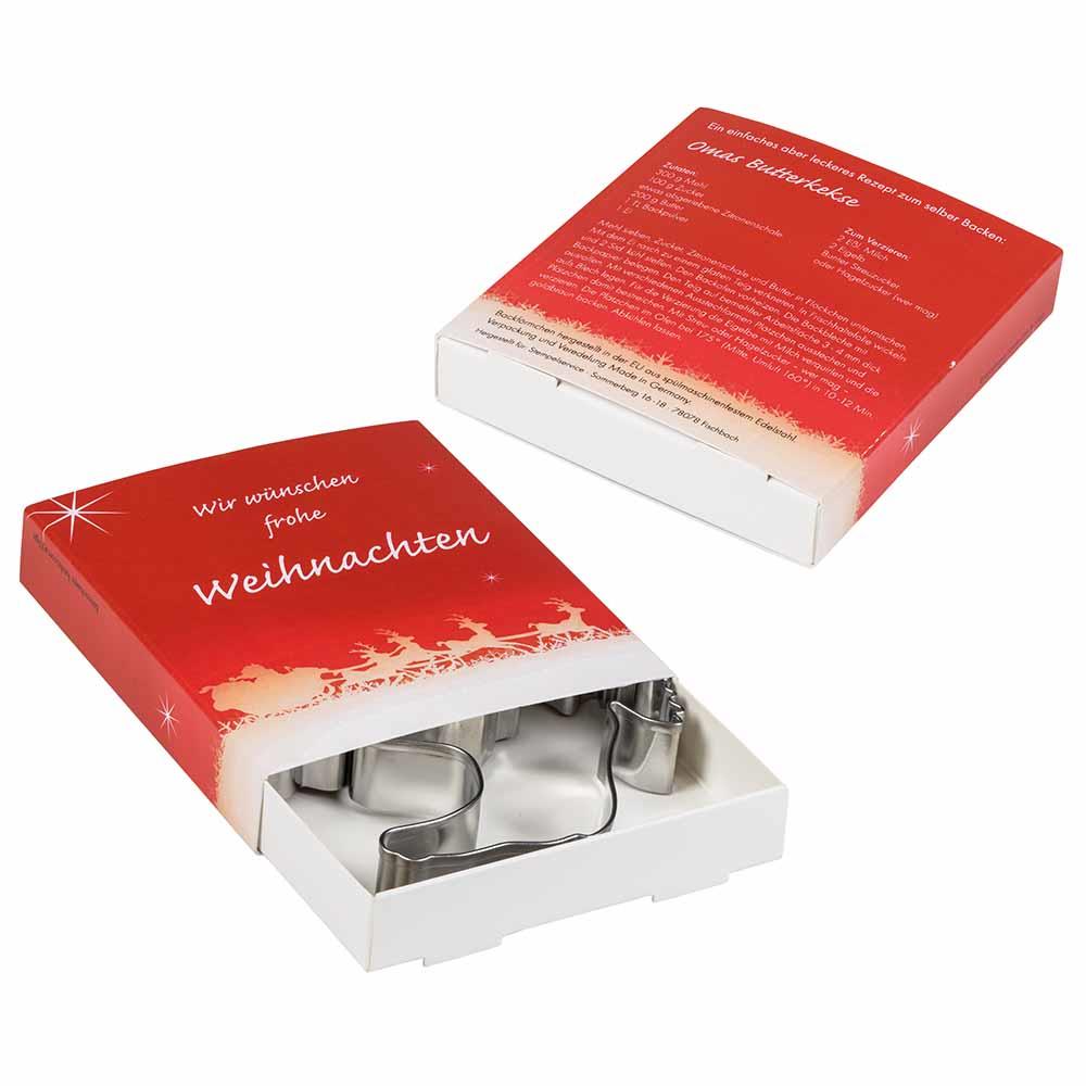 Backförmchen Premium-Box - Herz + Katze