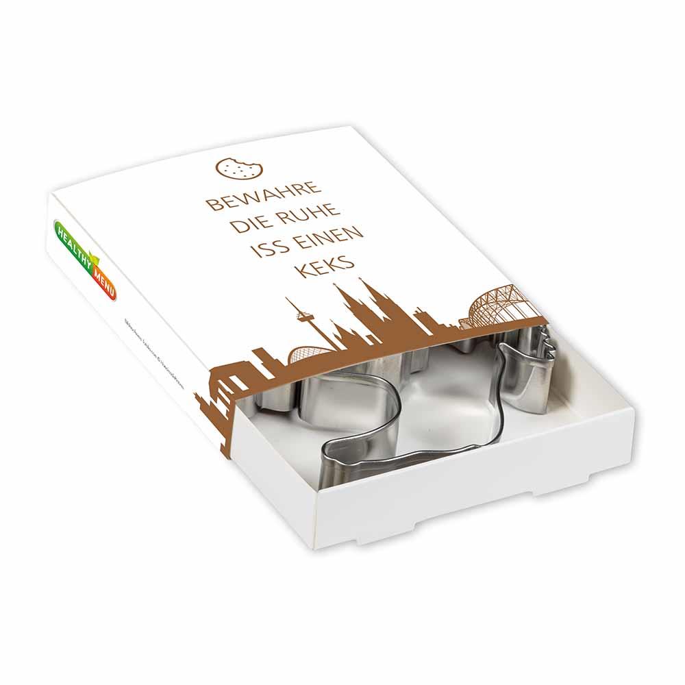 Backförmchen Premium-Box - Xmas - Herz + Glocke