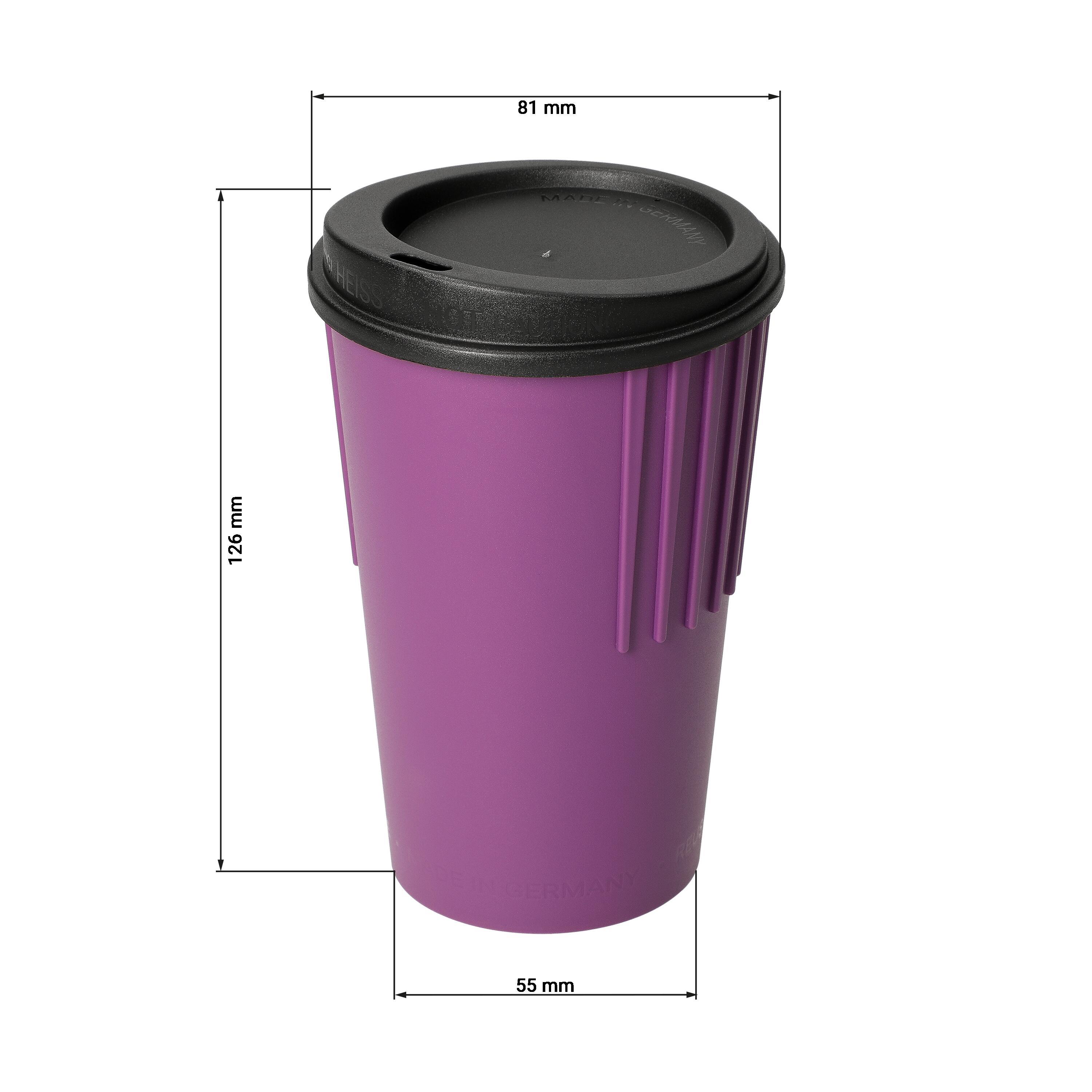 Riffel-Kaffeebecher ´ToGo´, 300 ml