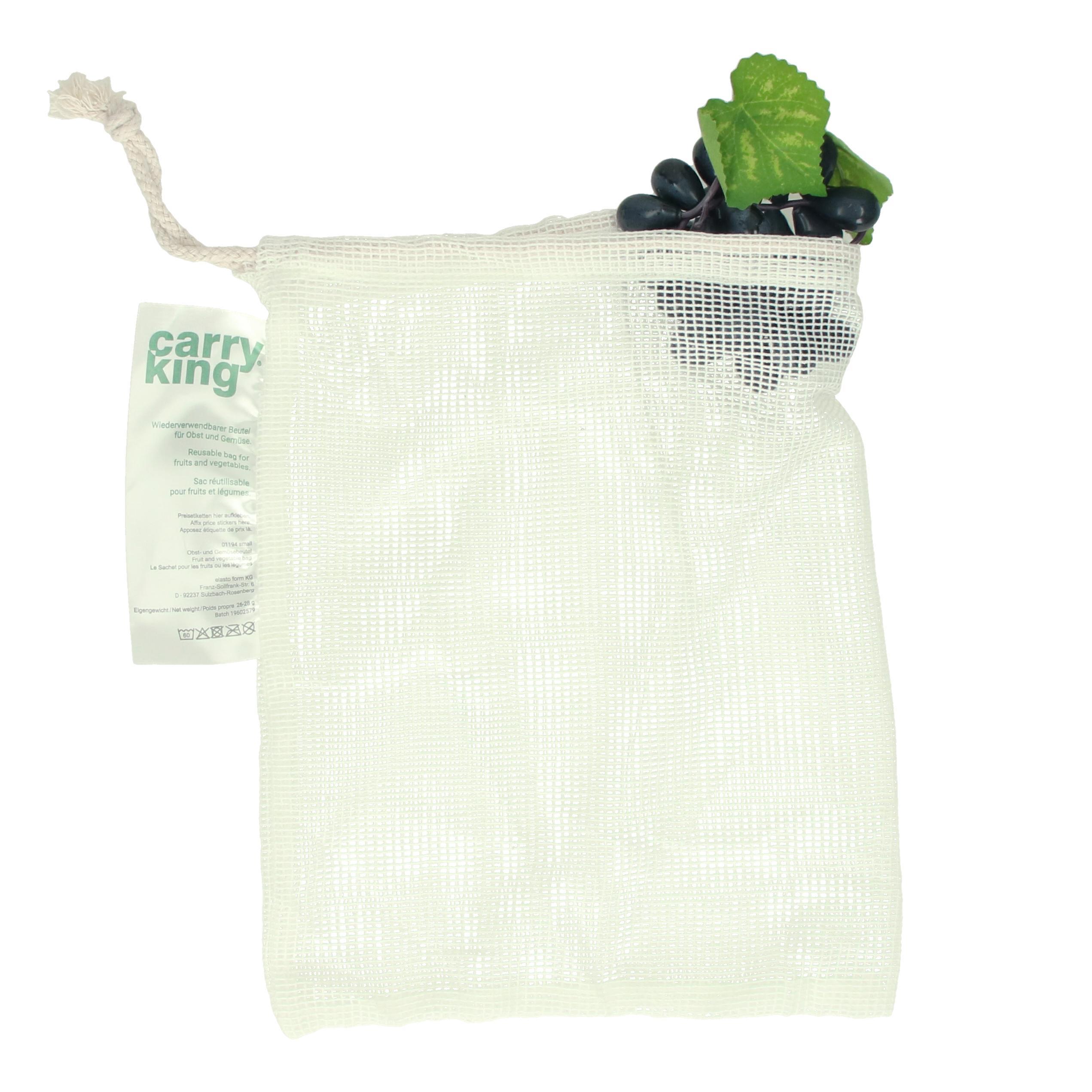 Obst- und Gemüsebeutel Cotton ´ECOCARE´, groß