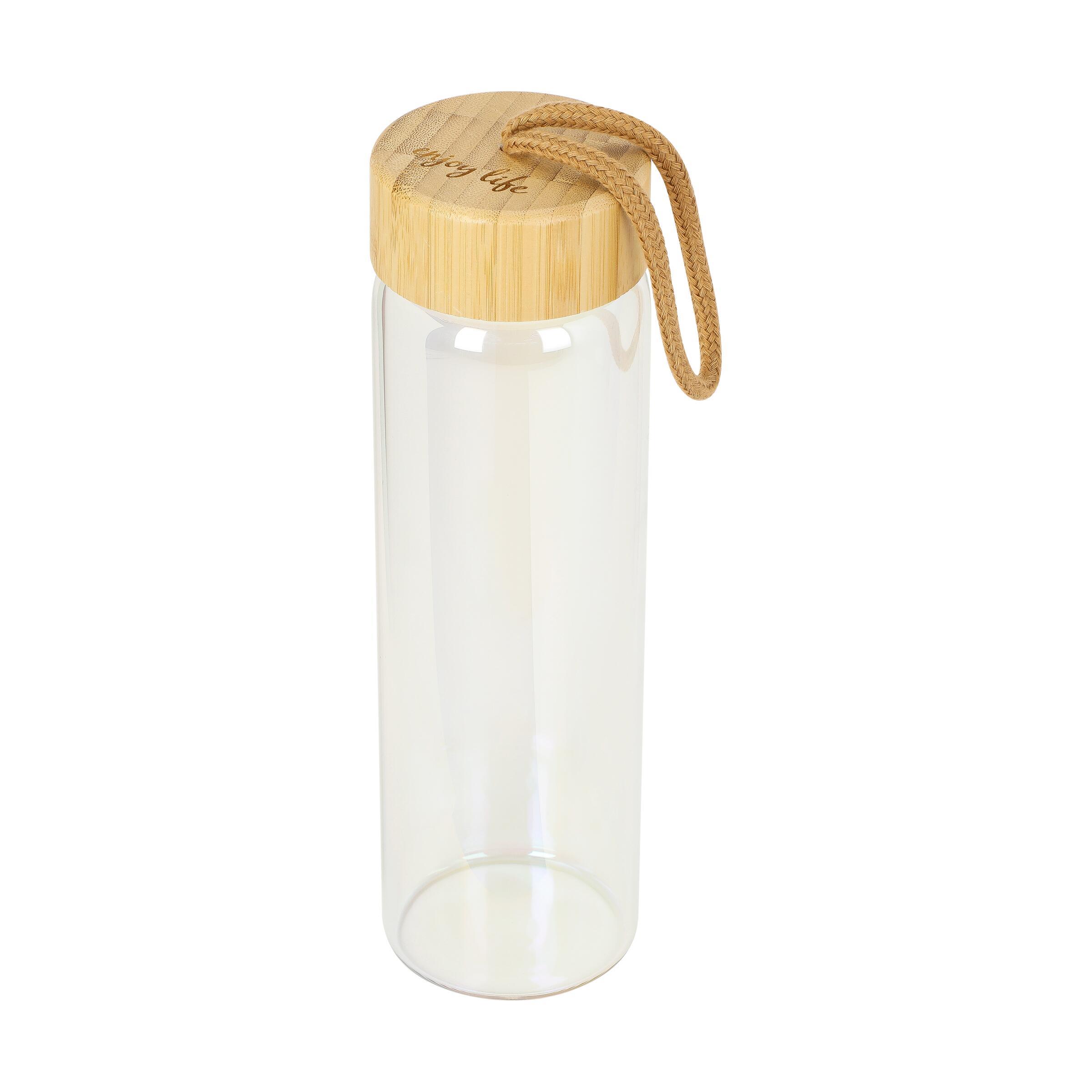 Glasflasche ´Bamboo´, 0,65 l, colour