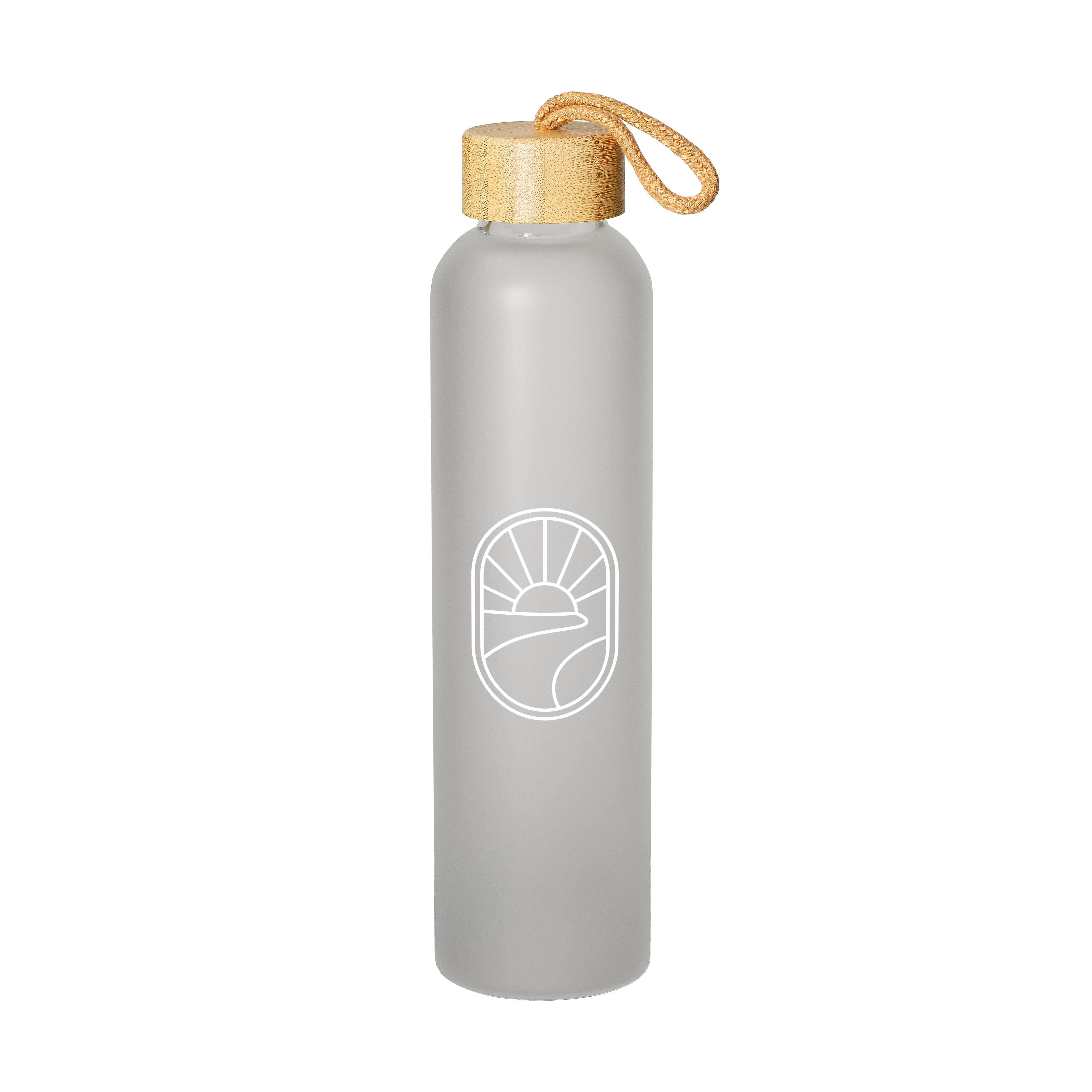 Glasflasche ´Bamboo´ 750 ml, Frosted