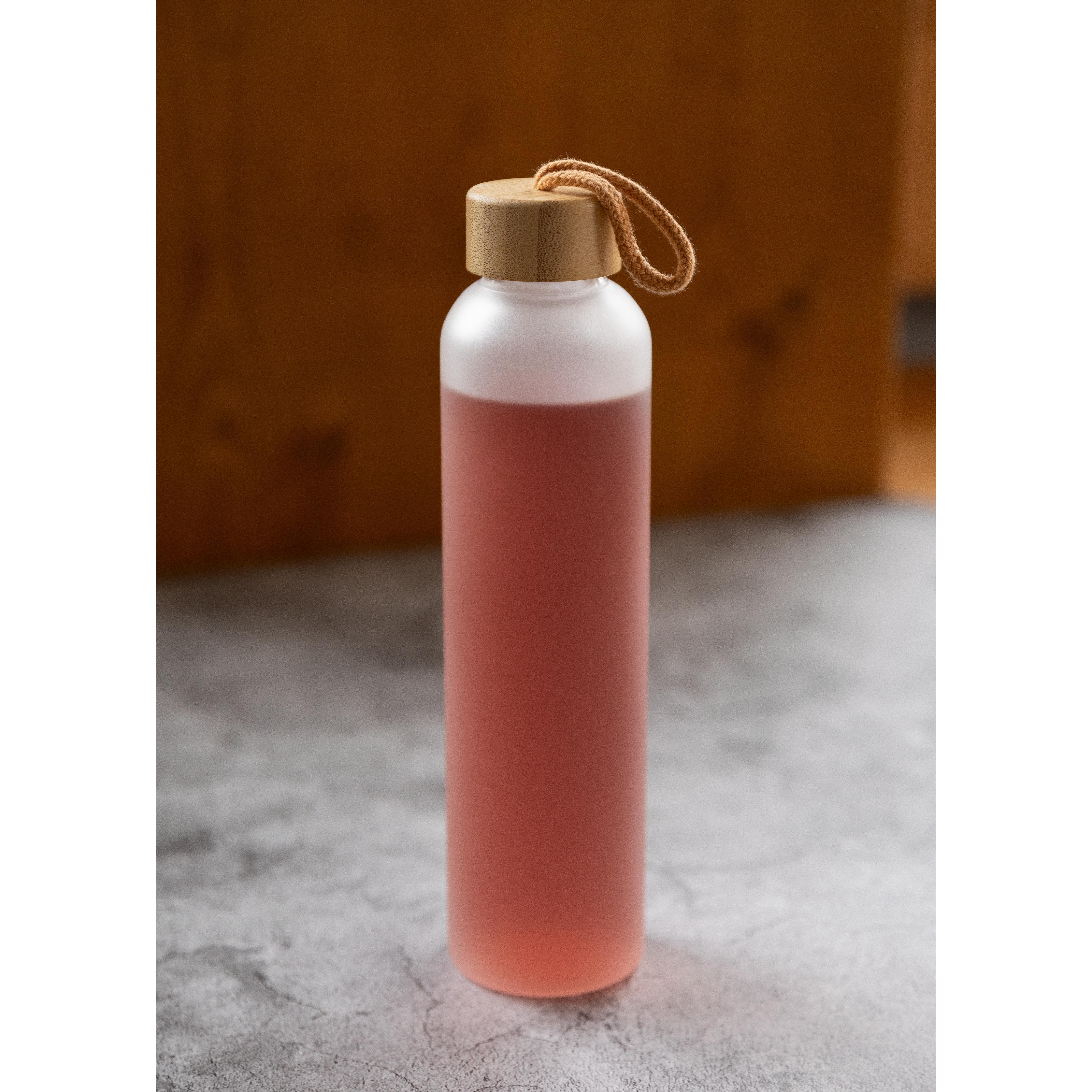 Glasflasche ´Bamboo´ 750 ml, Frosted