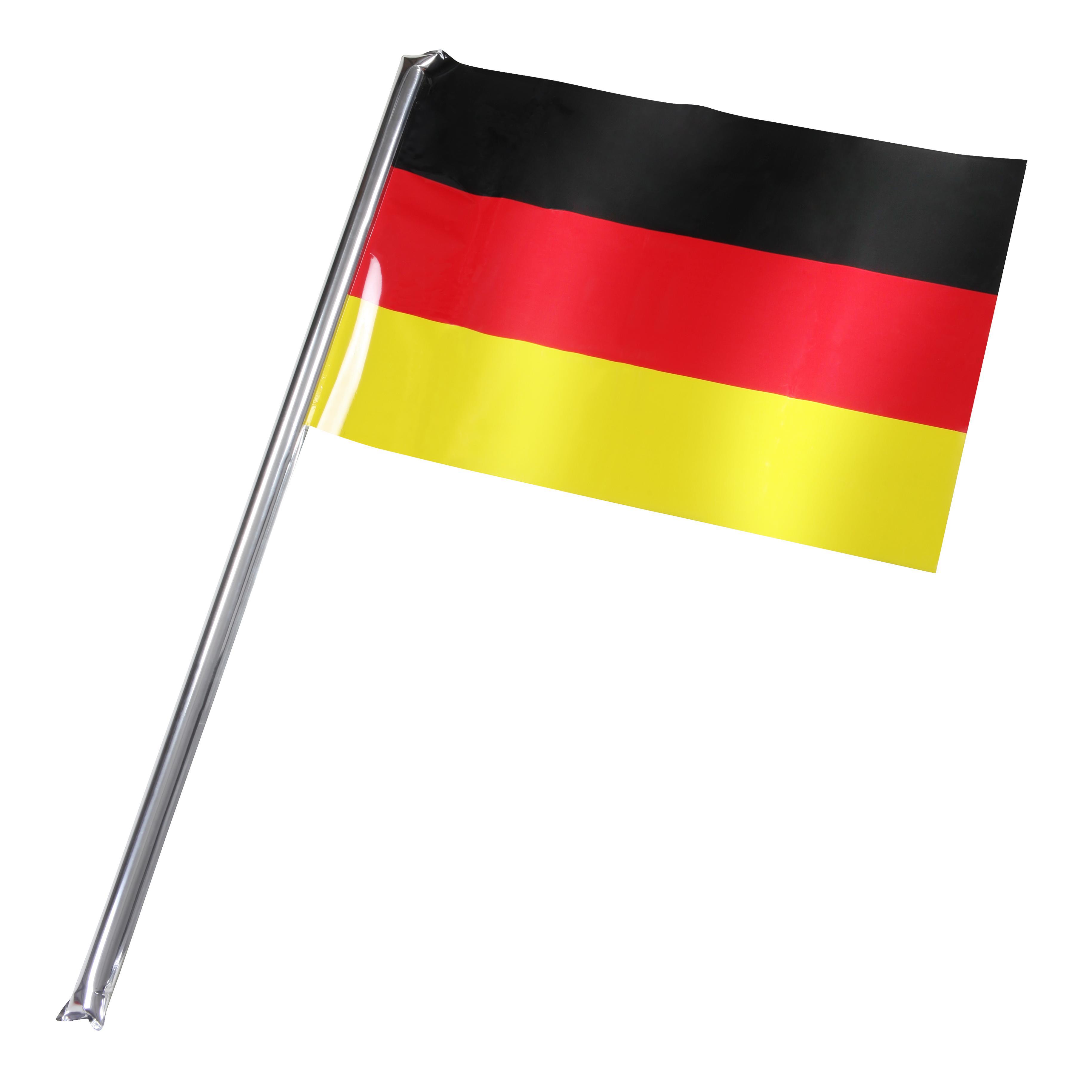 Fahne, selbstaufblasend ´Deutschland´, klein