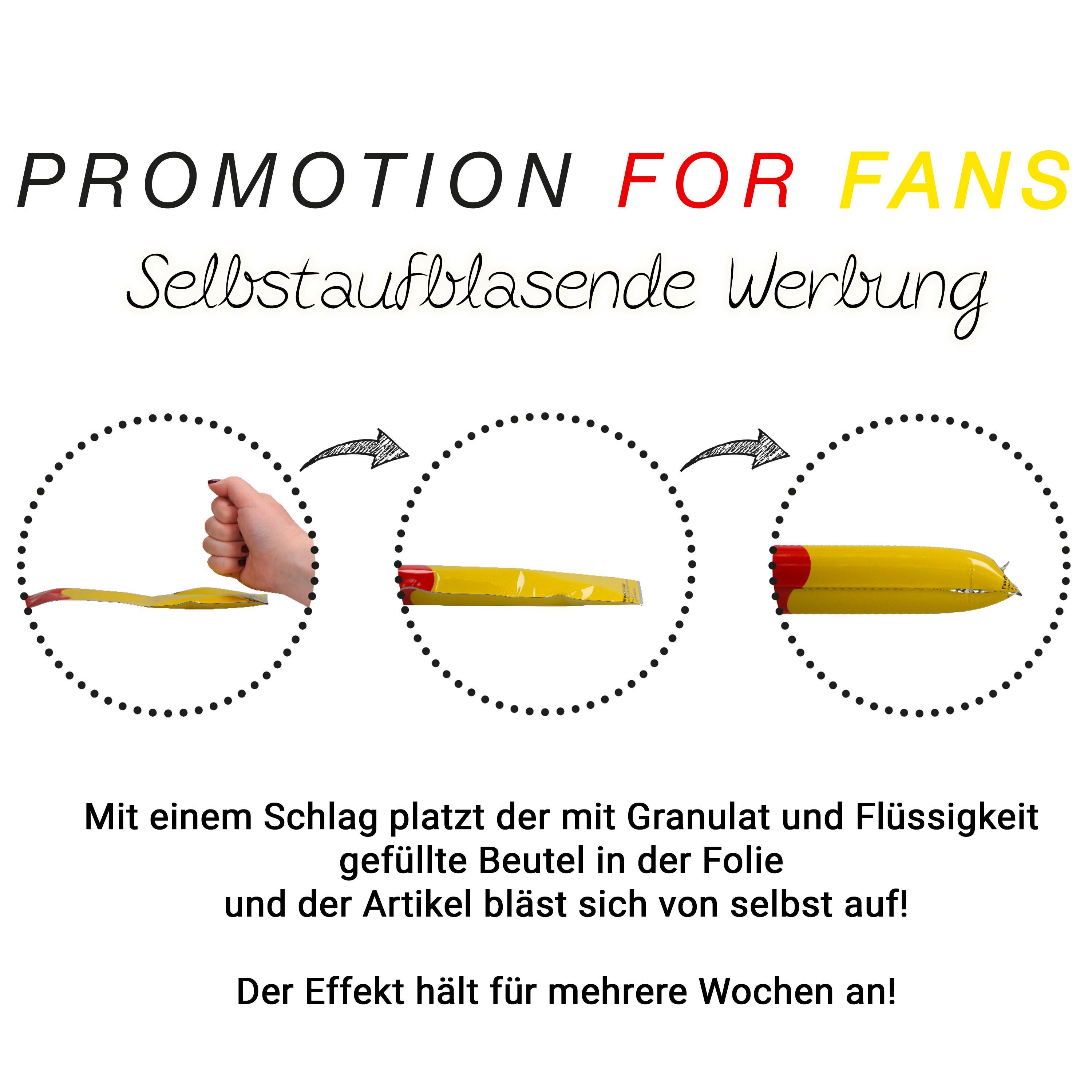 Klopfschlauch-Sticks, selbstaufblasend ´Deutschland´