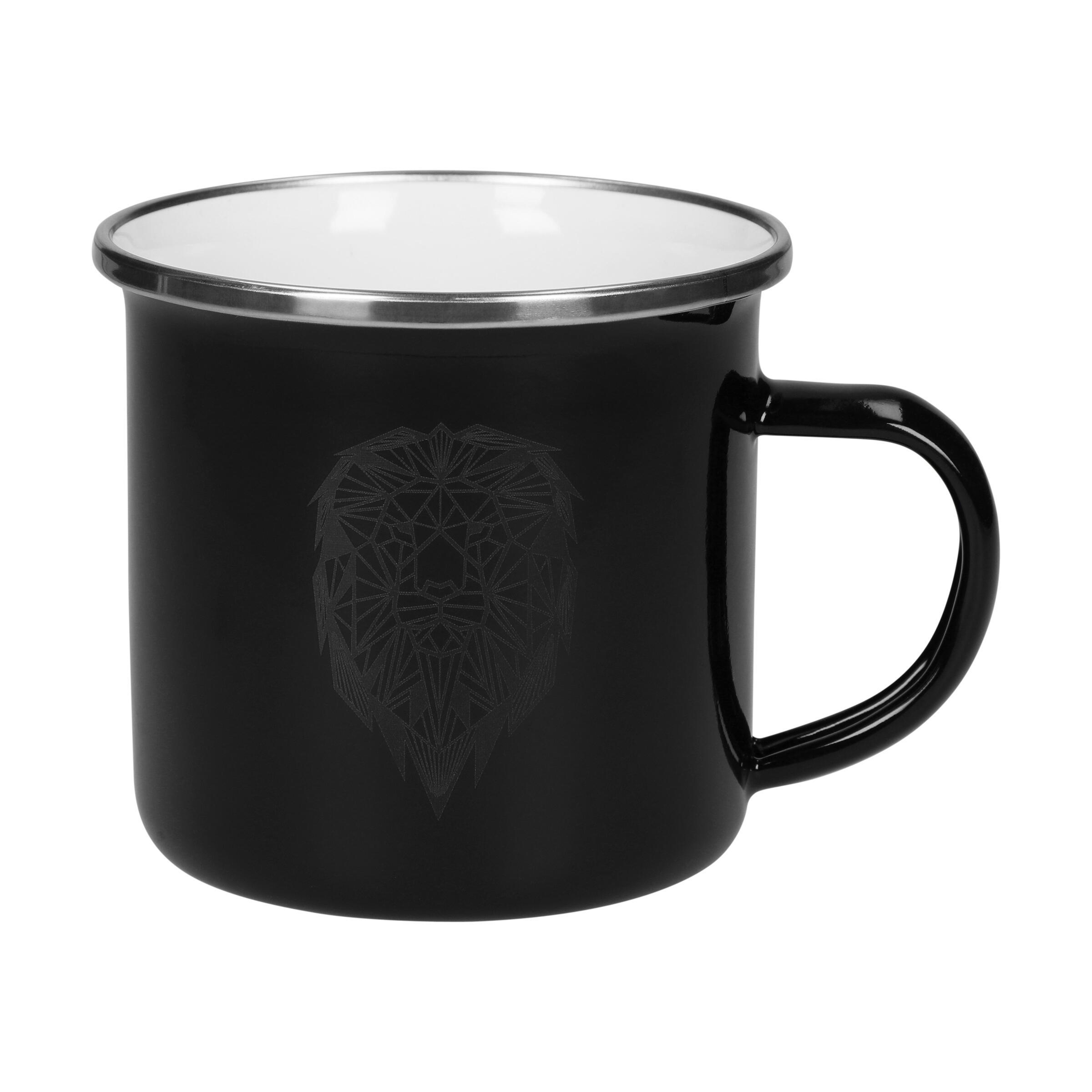 Emaille-Becher ´Cozy´, 300 ml, schwarz