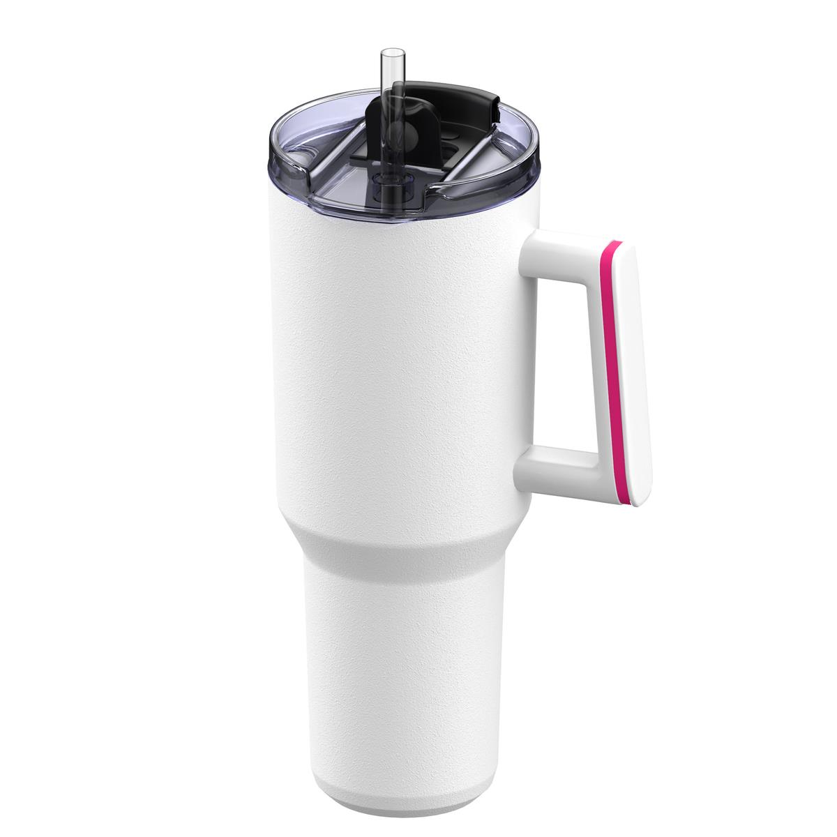 magenta, weiß