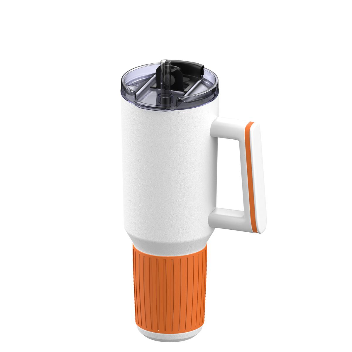 orange, weiß