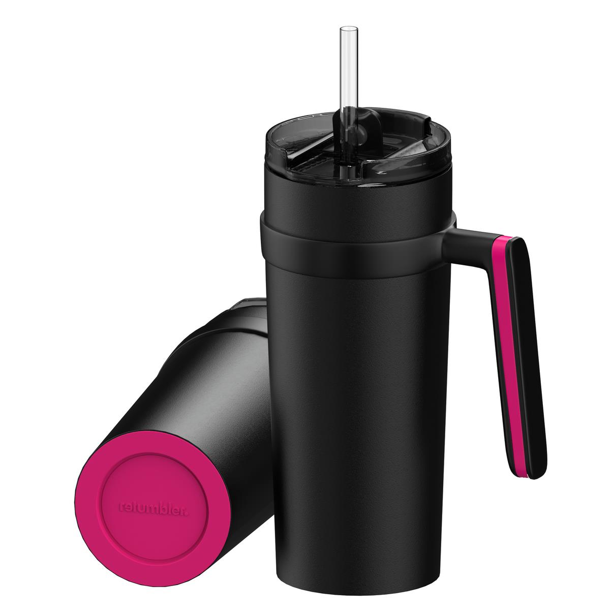 magenta, schwarz