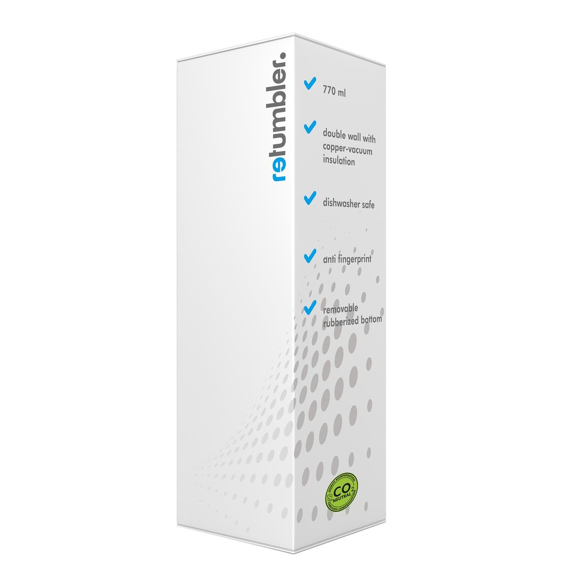 Thermotrinkflasche RETUMBLER-DRINQEO 770
