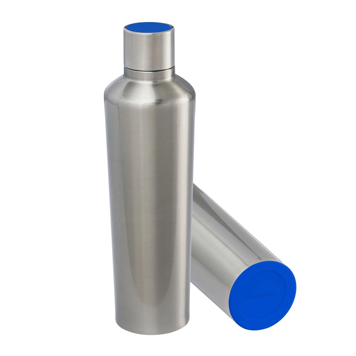 blau, silber