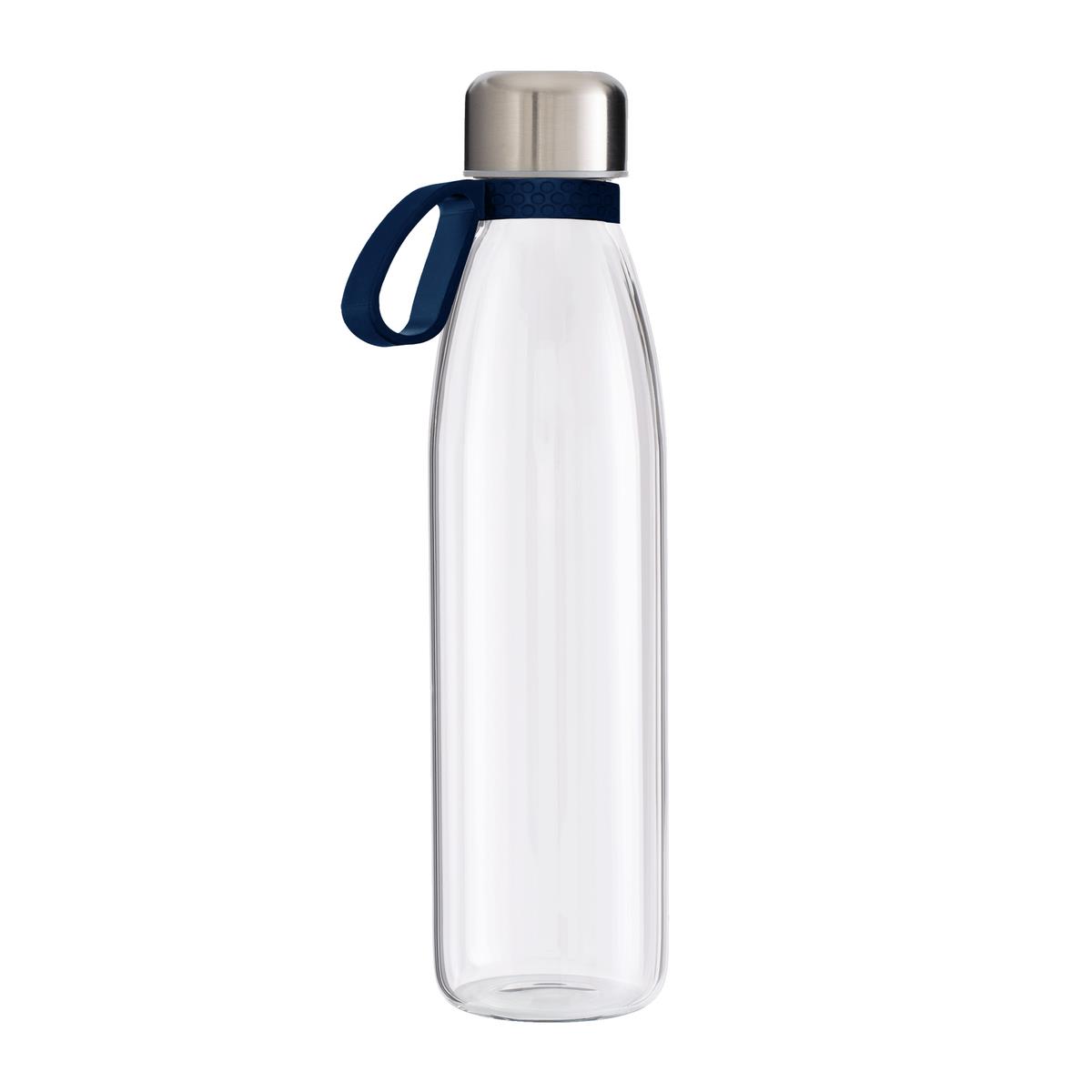 dunkelblau, silber, transparent
