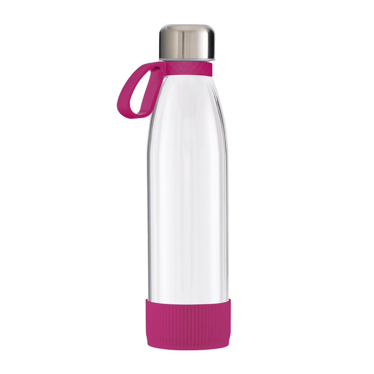 magenta, silber, transparent