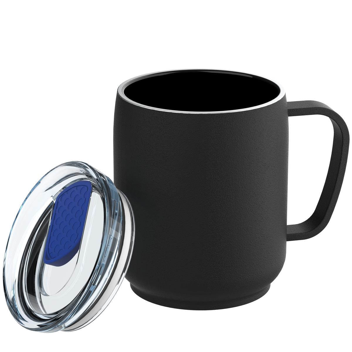 schwarz, blau, transparent
