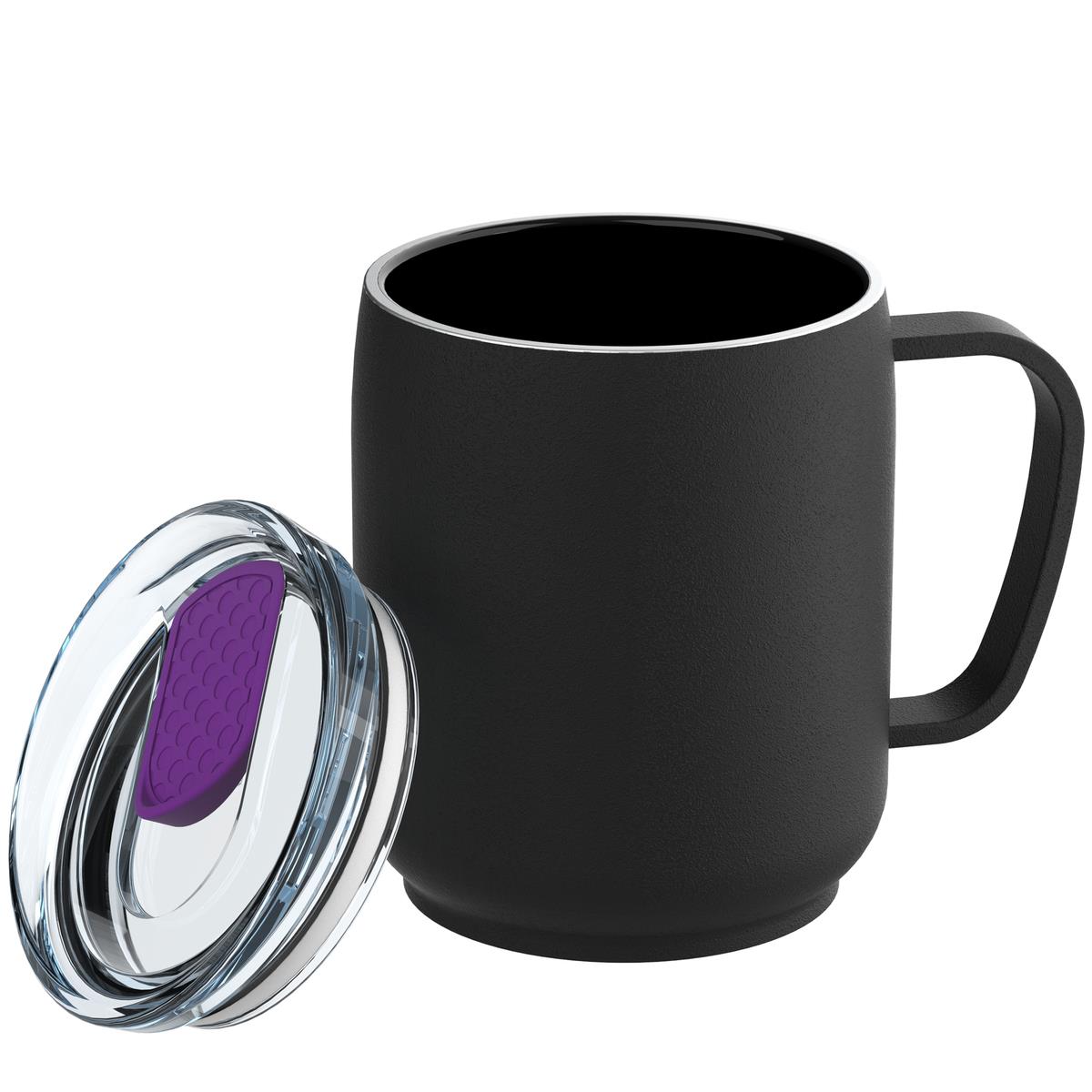 schwarz, lila, transparent