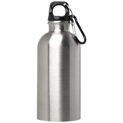 Oregon 400 ml RCS-zertifizierte, einwandige Trinkflasche aus Edelstahl mit Karabinerhaken