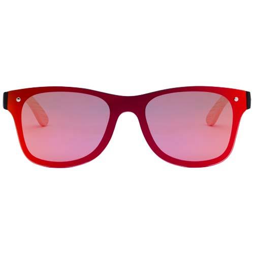 Tan Sonnenbrille mit Bambusbügeln