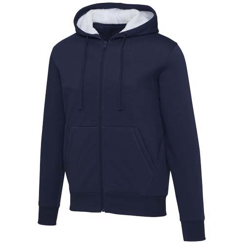 Natron 320 g/m² Sherpa-Kapuzenjacke mit Reißverschluss