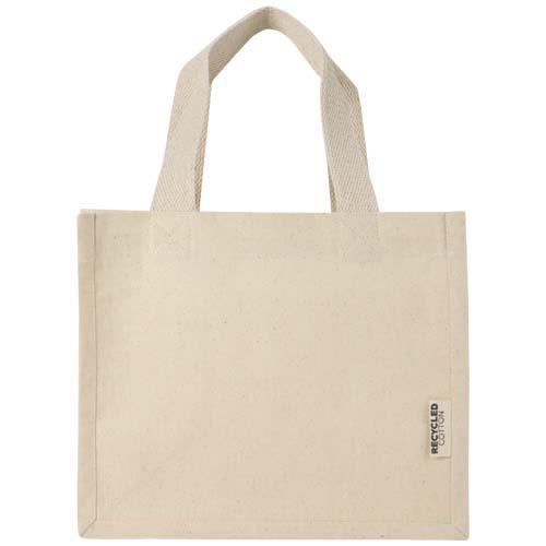 Odessa Mini-Tragetasche mit Bodenfalte aus 220 g/m² GRS Recyclingbaumwolle 9L