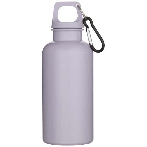 Oregon 400 ml einfarbige RS-zertifizierte Trinkflasche aus recyceltem Kunststoff mit Karabinerhaken