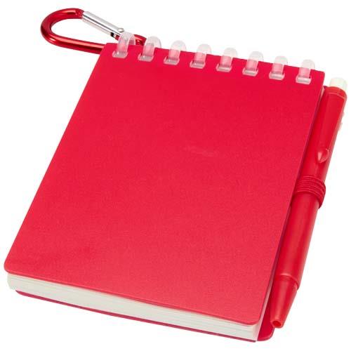 Lig Mini Recyceltes Outdoor-Softcover Notizbuch und Kugelschreiber Set (schwarze Mine)
