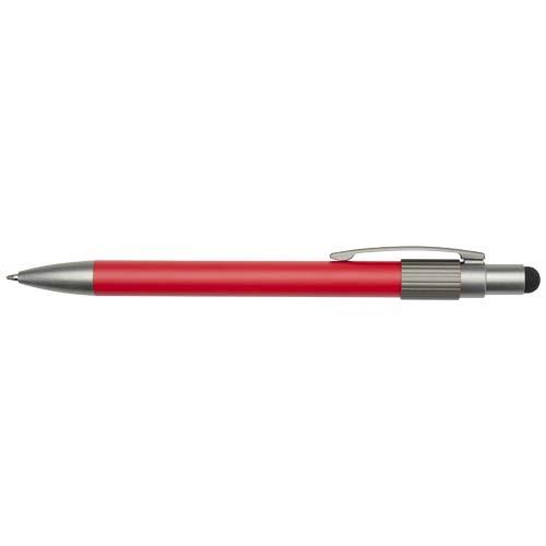 Rill RCS recycelter Kugelschreiber mit Stylus und Fidget Spinner (blaue Mine)