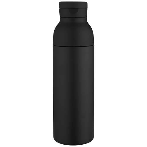 Illuminate 650 ml RCS-zertifizierte doppelwandige Trinkflasche aus recyceltem Edelstahl mit 3-teiligem Deckelset