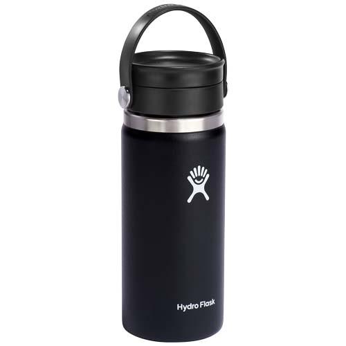 Hydro Flask Isolierbecher aus Edelstahl mit breiter Öffnung 473 ml und Flex Sip™ Deckel
