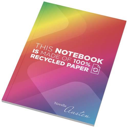 Novella Austen A5 recyceltes Softcover Notizbuch– 50 Blatt liniert