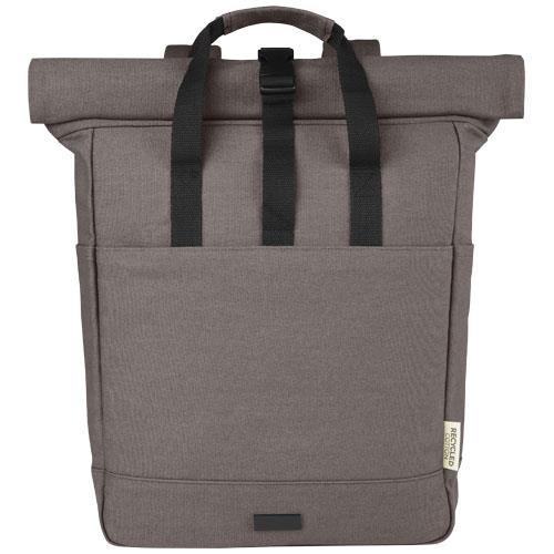Joey 15´ GRS Rolltop Laptoprucksack aus recyceltem Canvas 15 L
