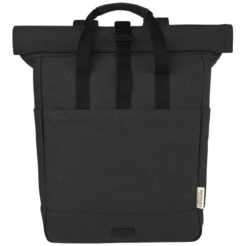 Joey 15´ GRS Rolltop Laptoprucksack aus recyceltem Canvas 15 L