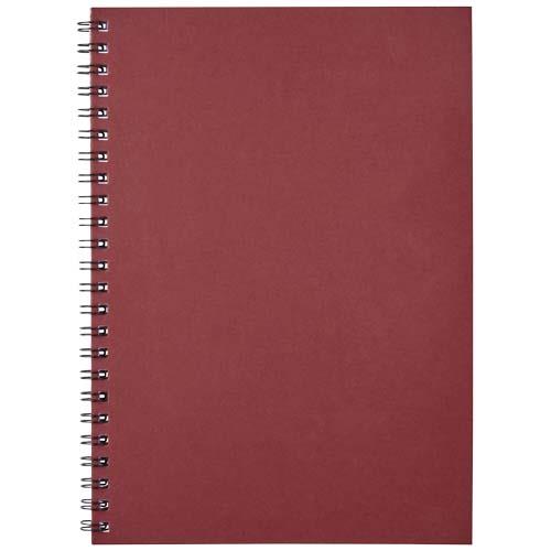 Desk-Mate® A5 recyceltes farbiges Notizbuch mit Spiralbindung