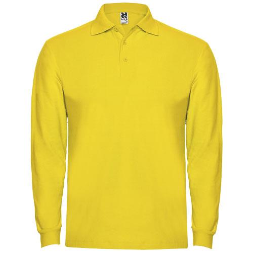 Estrella 220 g/m² Langarm Poloshirt für Herren