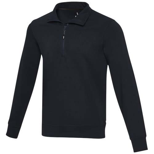 Tin 280 g/m² Aware™ Pullover mit Half-Zip Reißverschluss aus recyceltem Material Unisex