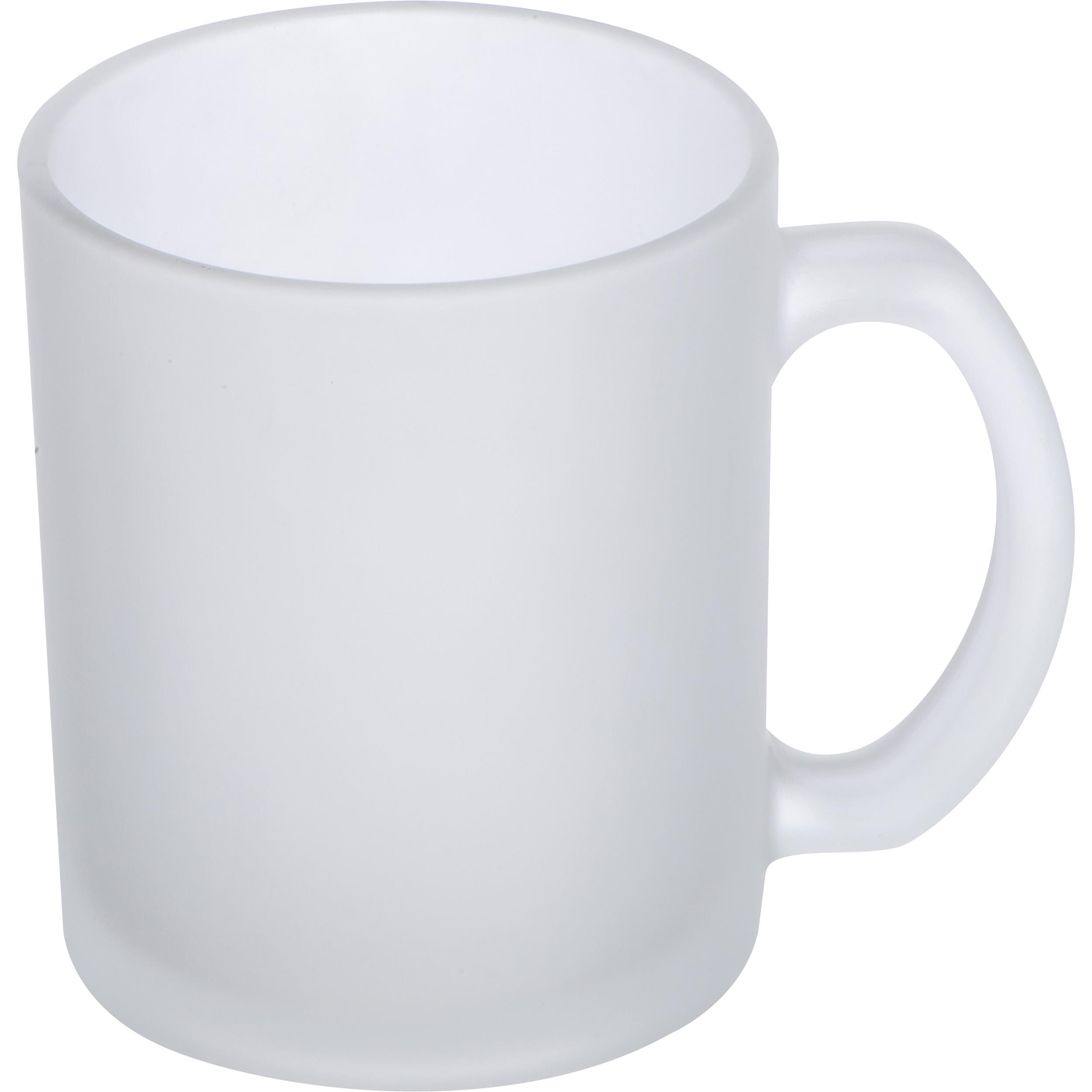 Glastasse gefrostet, 300ml ANGELIKA