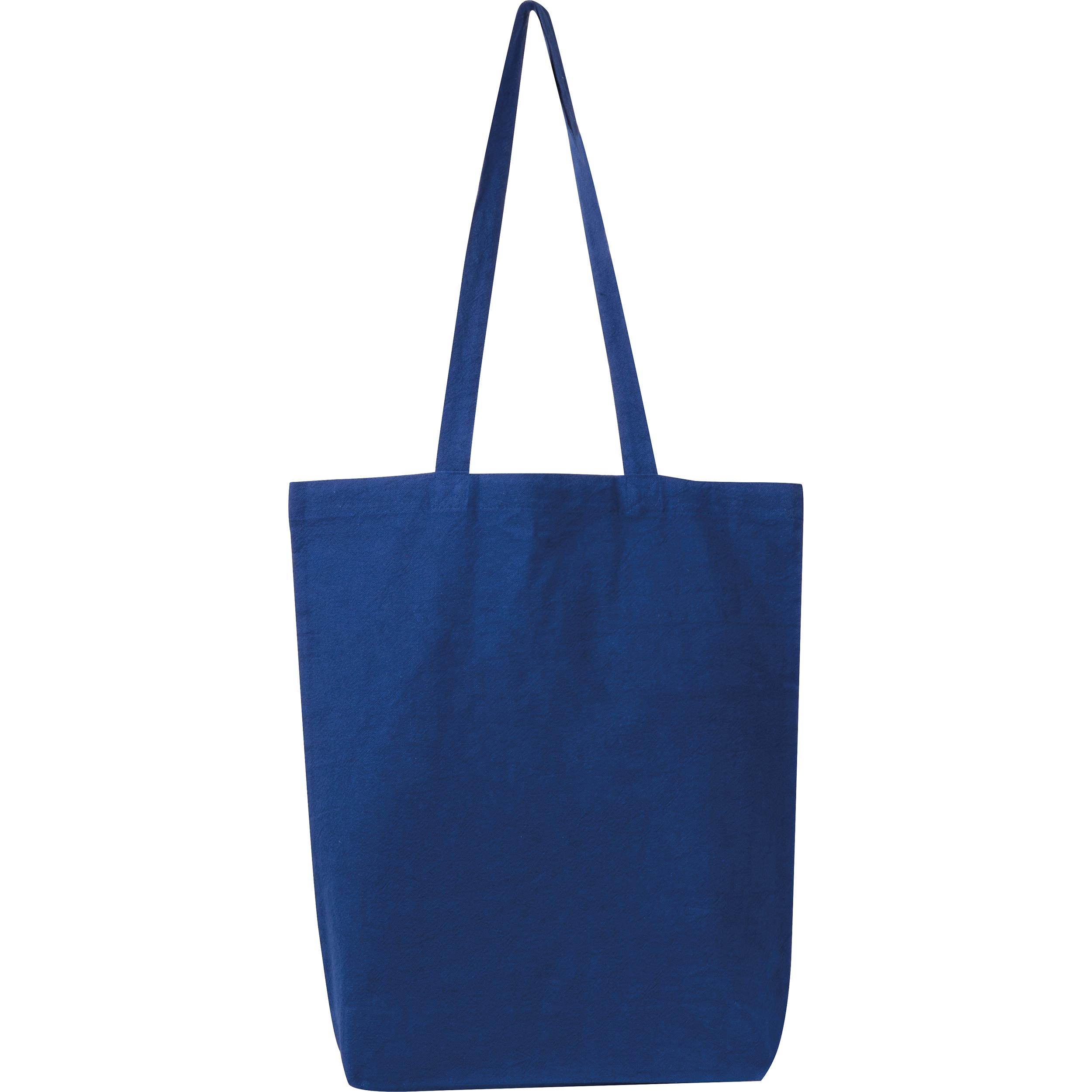 Fairtrade Baumwolltasche mit Bodenfalte PIOTR