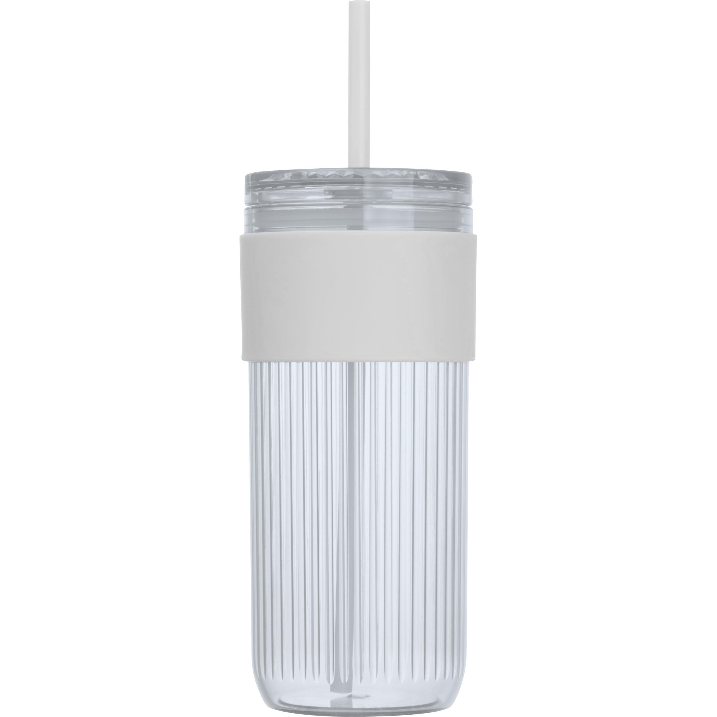 Becher mit Trinkhalm, 660ml SOLEDAD