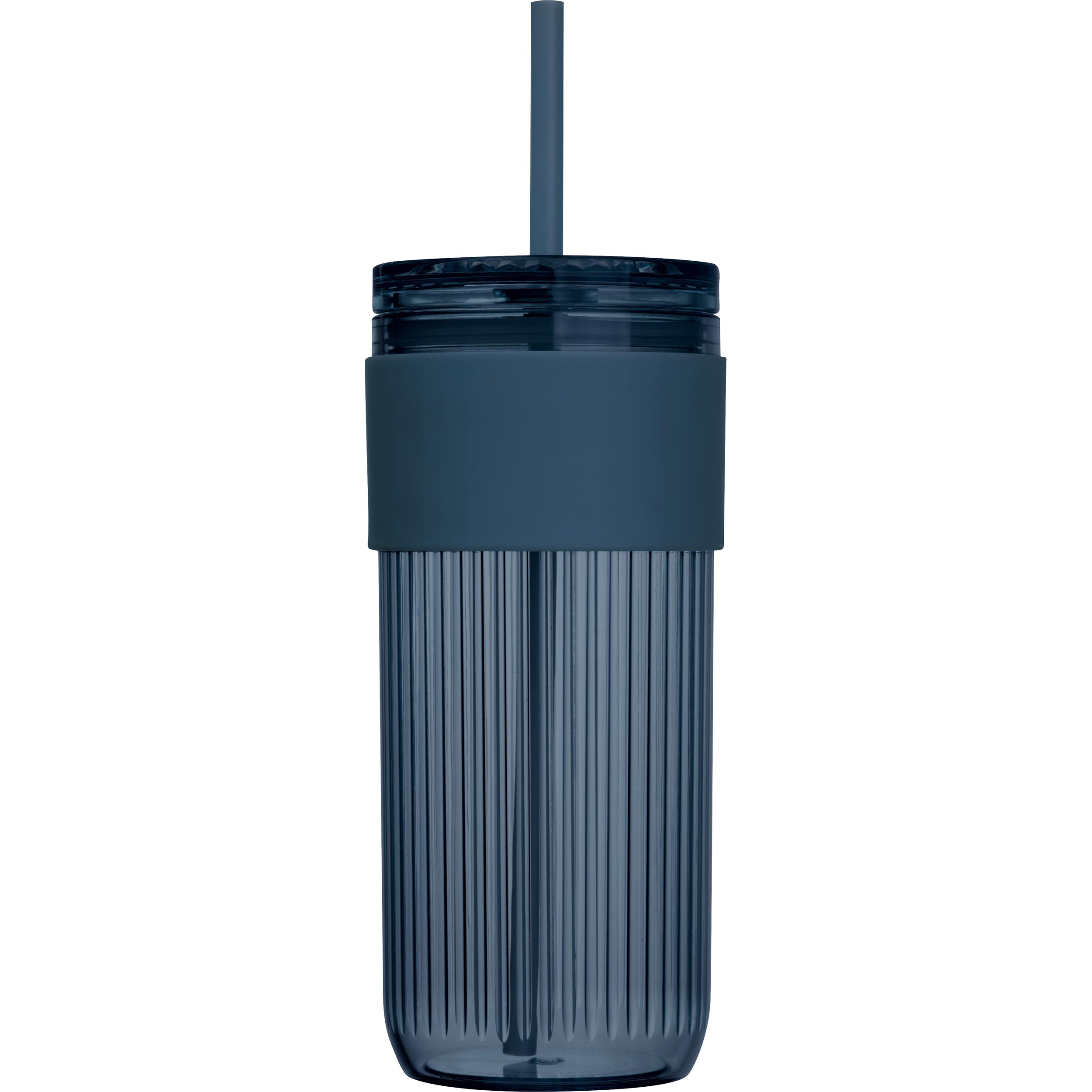 Becher mit Trinkhalm, 660ml SOLEDAD