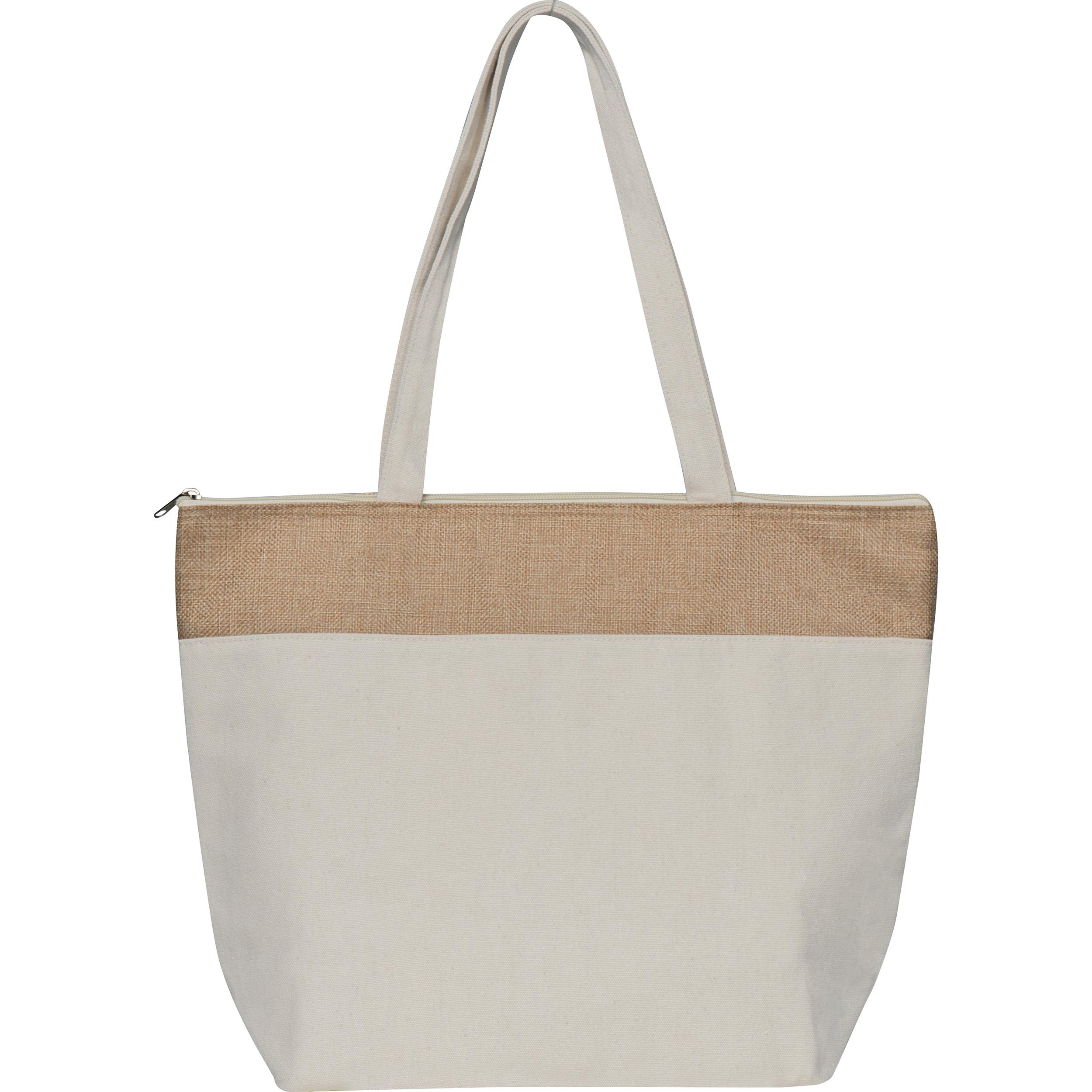 Kühltasche aus Baumwolle und Jute CARMELA