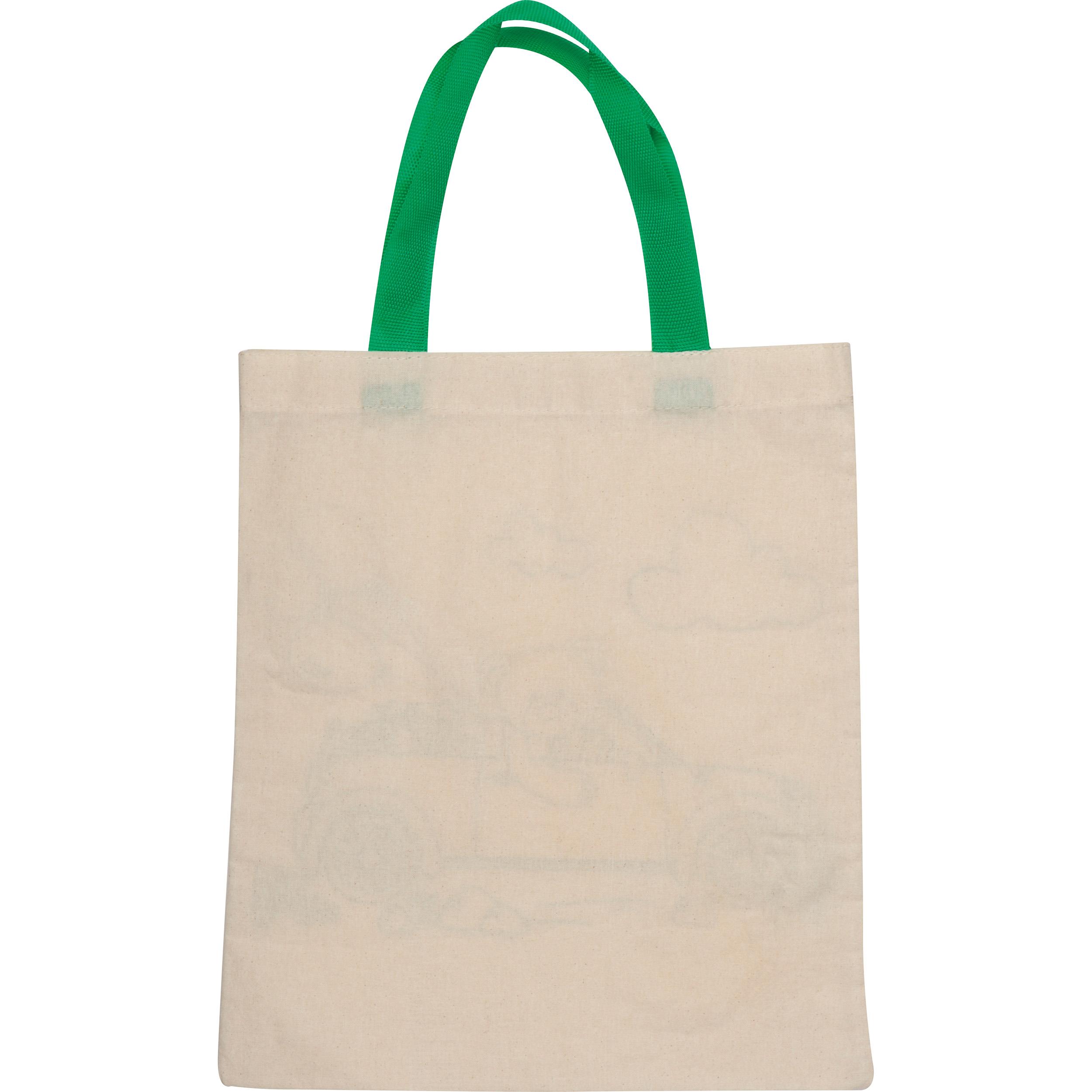 Baumwolltasche zum Ausmalen OLIVE