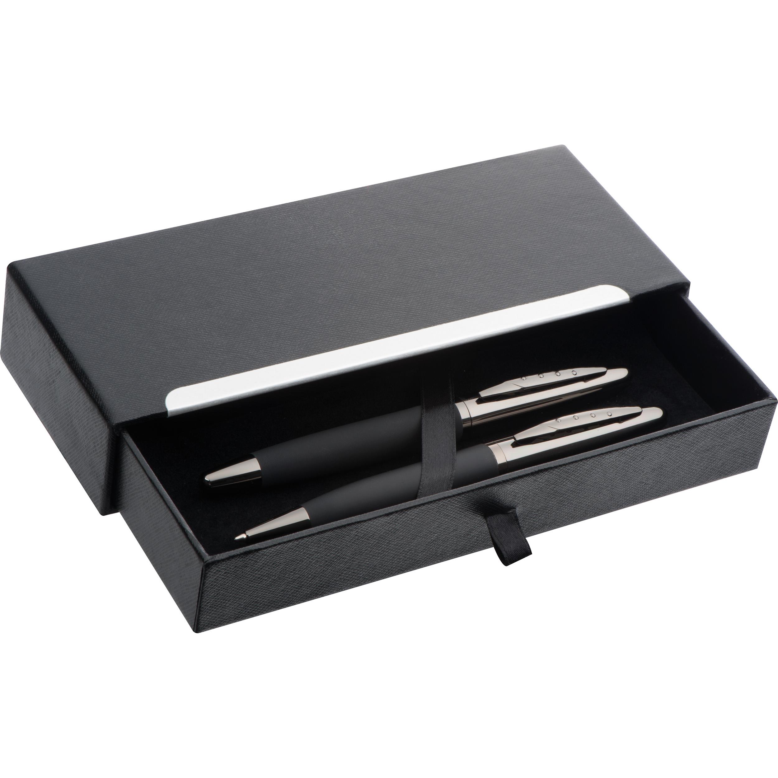 Mark Twain Schreibset aus Metall VALENTIN