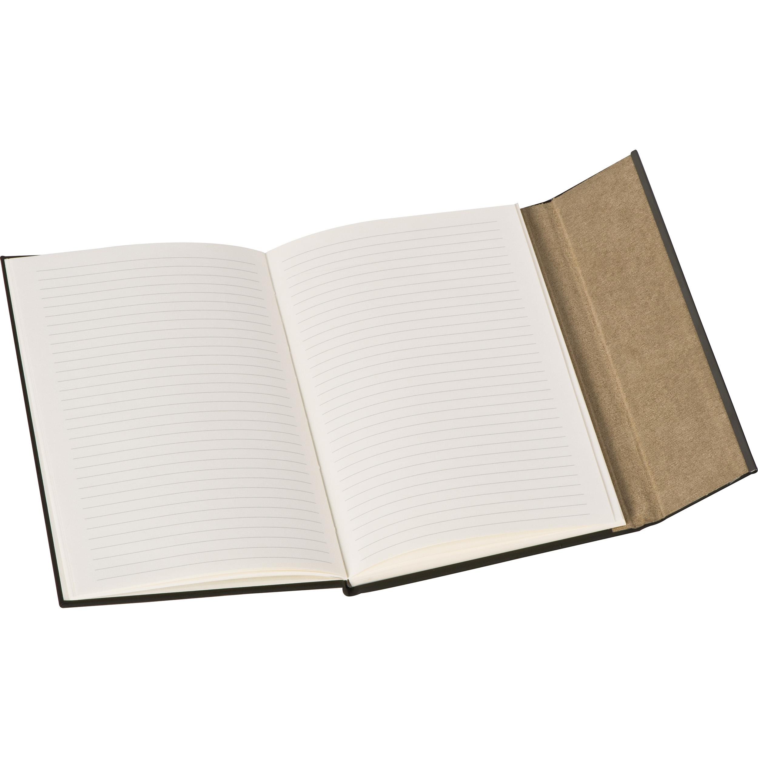 A5 Notizbuch mit Metallapplikation BENJAMIN