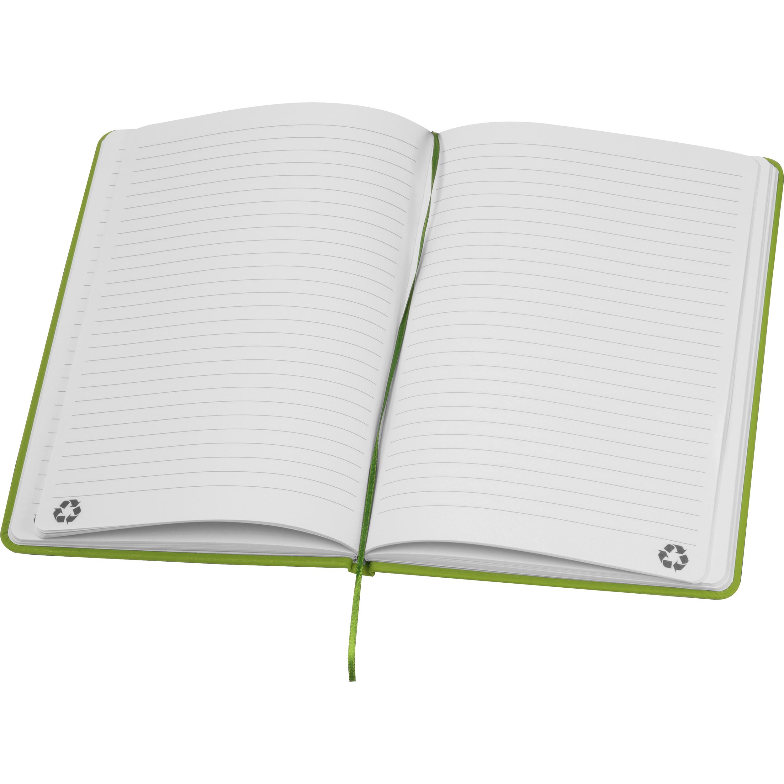 A5 Notizbuch aus recyceltem Papier DOMINIK