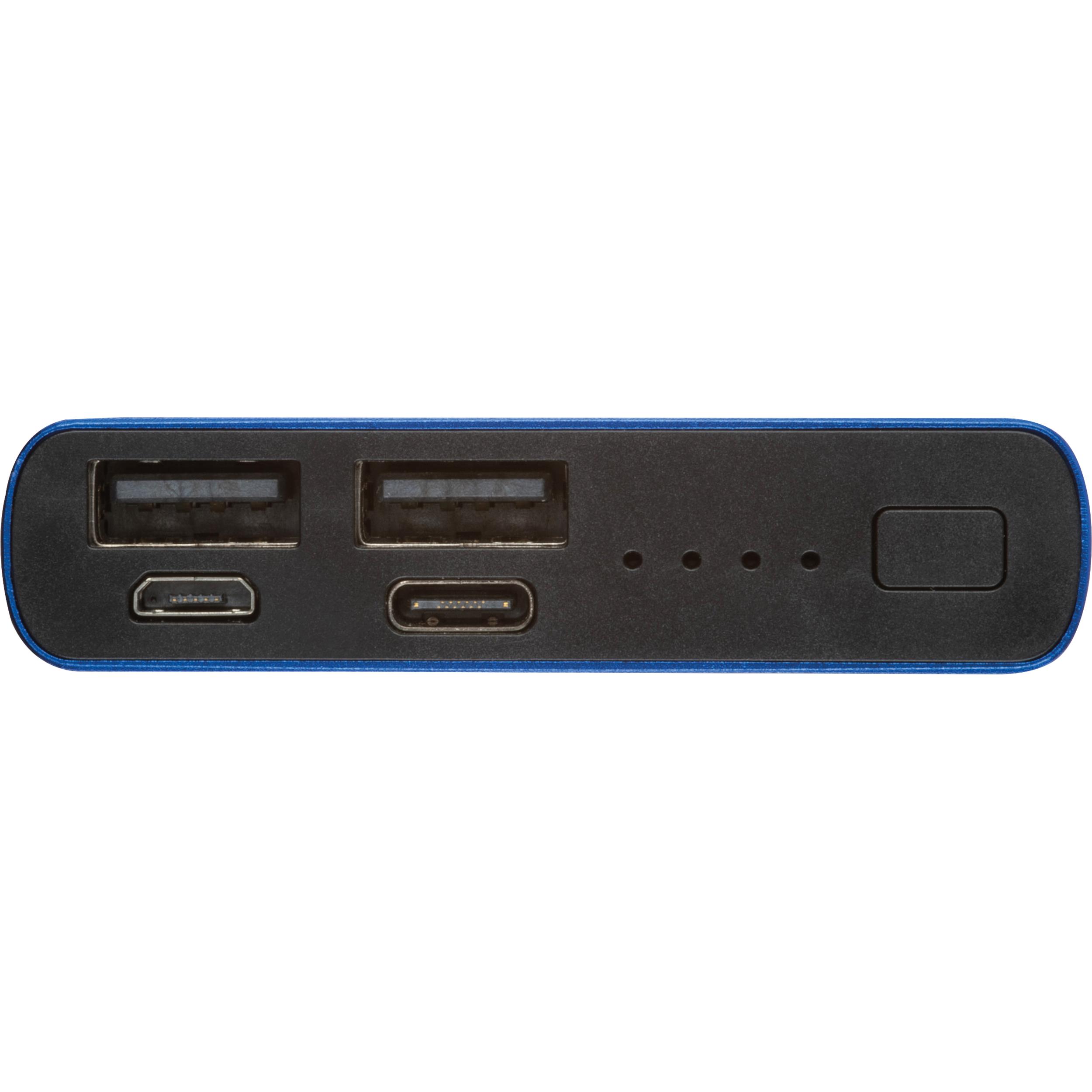 Powerbank aus recyceltem Aluminium 10.000 mAh GIORGIA