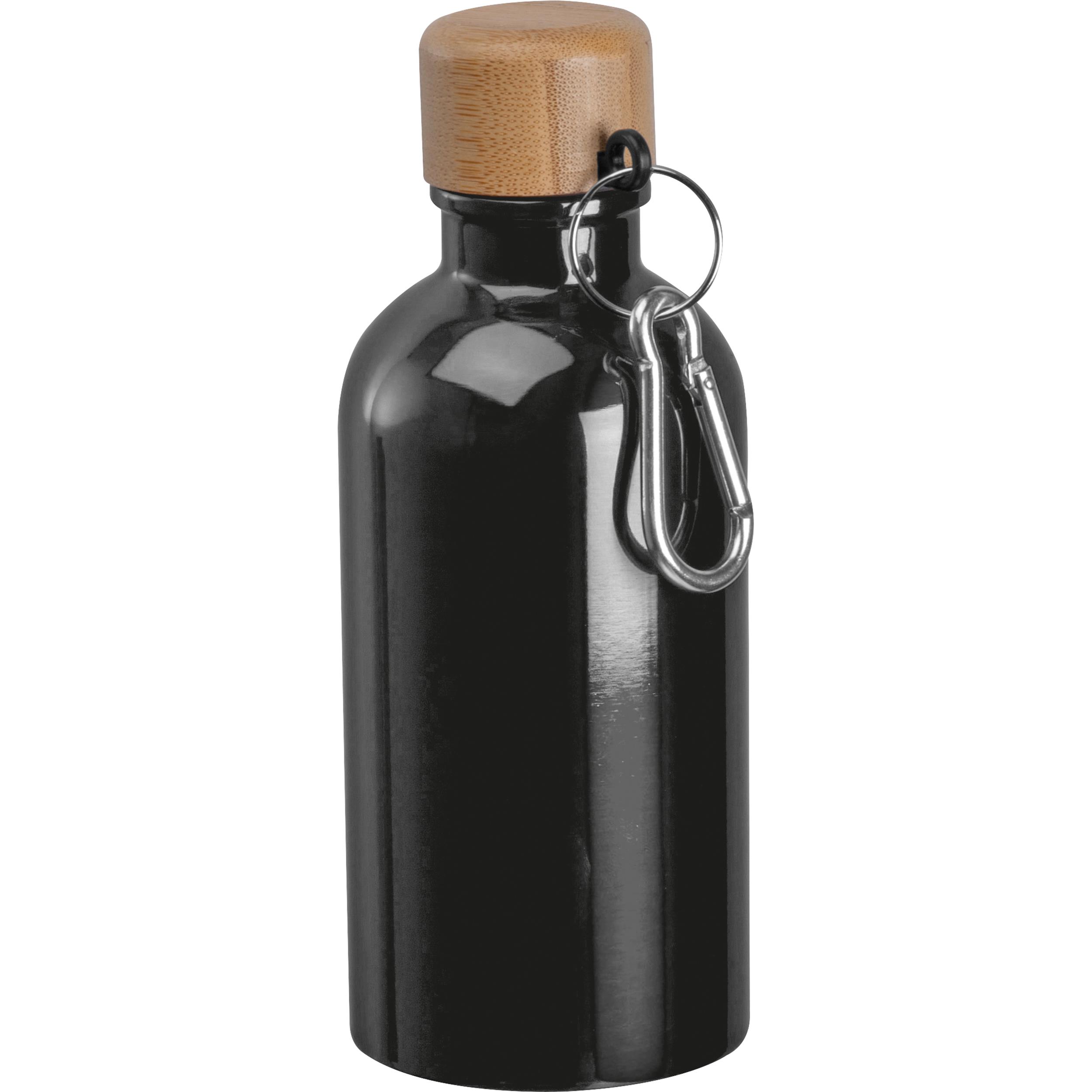 Edelstahltrinkflasche mit Karabiner, 400ml MARILYN